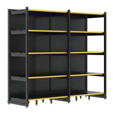 Imagem de Rack Fit Parede 1 Inicial E 1 Continuação 2,02X0,90X0,60 5 Bandejas Am