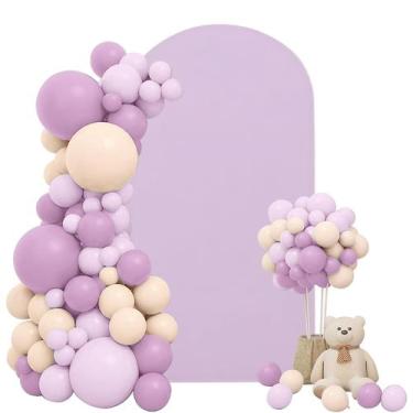 Imagem de Capa de arco de casamento, elastano FEINIGESI, ajustada em lavanda red