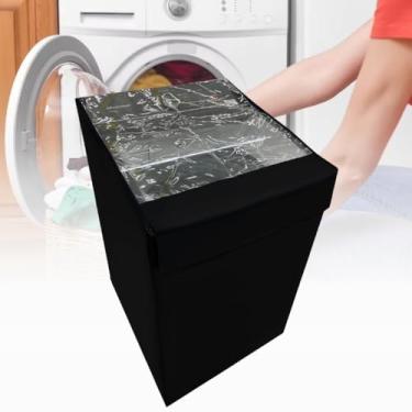 Imagem de CAPA PARA MÁQUINA DE LAVAR ELECTROLUX 18KG LEI18 TRANSPARENTE (PRETO)