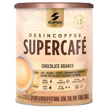 Imagem de Supernutrition Supercafé Desincha, Chocolate Branco, Suplemento Alimentar em Pó, 220g
