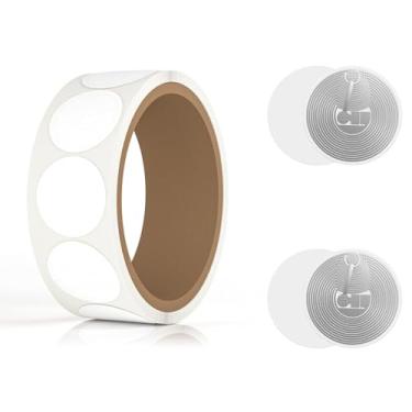 Imagem de Adesivos NFC 215, adesivos NFC Ntag215 para iOS, NFC 215, memória de 504 bytes, etiquetas NFC regraváveis com adesivo para automação doméstica, funcionam perfeitamente com todos os celulares e dispositivos habilitados para NFC (100)