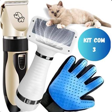 Imagem de Kit Premium: Secador, Máquina de Tosa e Luva de Silicone - FAZA