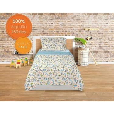 Imagem de Cobreleito  Dupla Face Cavaleiro 2 Peças 04582301  Lepper