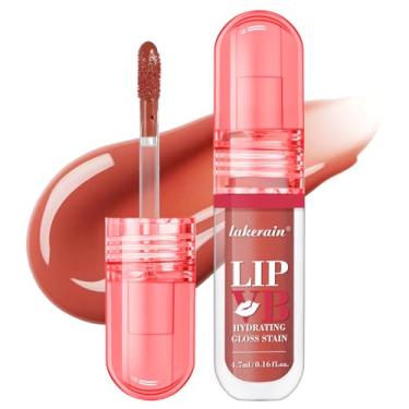 Imagem de LIP VB Hidratante Labial Gloss Mancha – Bloqueio de Umidade 12HR Brilhante, Plump e Impermeável, Tratamento Labial Não Aderente para Revivamento de Lábios Secos, Uso Diário e Cuidados Noturnos (Mel