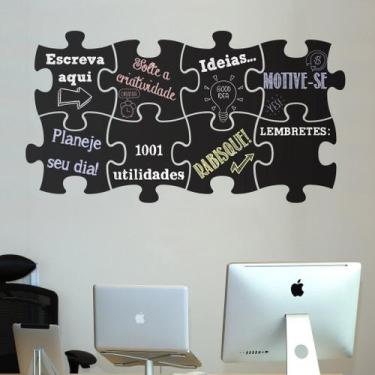 Imagem de Adesivo de Parede Lousa Quadro de Giz Grande - Quartinhos