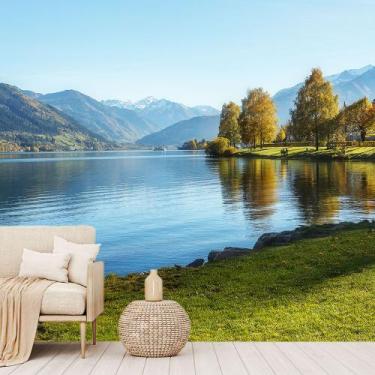Imagem de Papel de Parede Paisagem Lago Natureza Sala Adesivo - 050pcm - Allodi