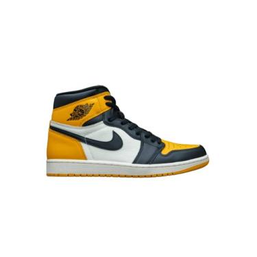 Imagem de (Men's) Air Jordan 1 Retro High OG 'Yellow Toe' (2022) 555088-711