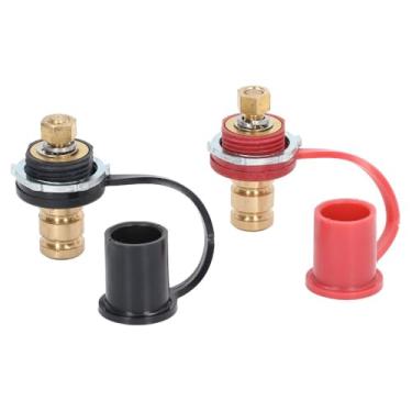 Imagem de Chiffonade Kit de poste de carregador de bateria 250A 20 mm com tampa de pino para carro RV caminhão pilha de carregamento terminal jumper preto vermelho