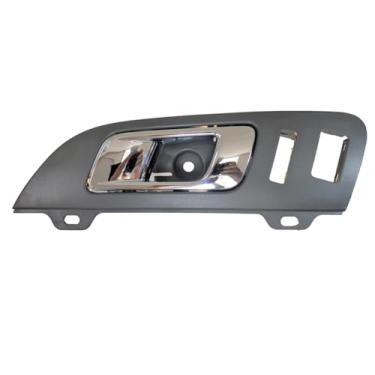 Imagem de PT Auto Warehouse FO-2926MG-FL - Maçaneta interna interna, carcaça cinza (pedra) com alavanca cromada - lado do motorista frontal
