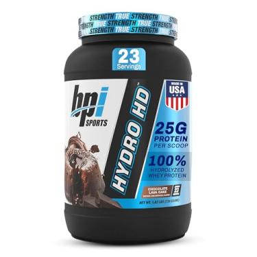 Imagem de BPI Sports Hydro HD - 100% proteína de soro de leite hidrolisada em pó - crescimento muscular, recuperação, 25 g de proteína, baixo teor de carboidratos, baixo teor de açúcar, rápida absorção (23