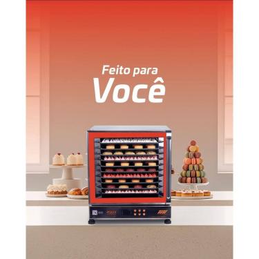 Imagem de Forno Elétrico de Convecção FETPD Maxx Vermelho 10 Assadeiras Modelo Turbo Professional Digital Titã