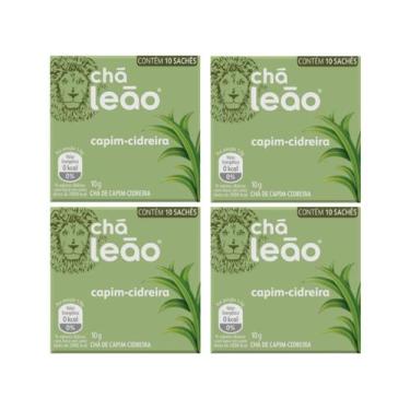 Imagem de Kit 4 Chá Leão Capim-Cidreira 15 Sachês 15g