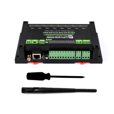 Imagem de Módulo industrial de relé WiFi ESP32-S3 de 8 canais, processador Xtensa LX7 dual-core de 32 bits, interface RS485 isolada integrada + entradas digitais 8-CH + relés de 8 canais + porta de rede PoE