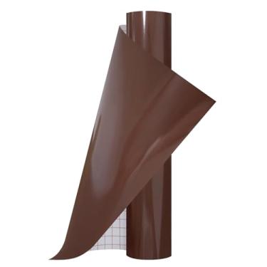 Imagem de Ant Vinil permanente adesivo inteligente compatível com a série Cricut Explore and Maker sem tapetes de corte, crie projetos DIY, decalques, adesivos e mais (marrom, 33 cm x 1,5 m)