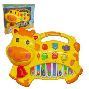Imagem de Teclado Animais Pianinho Musical do Bebe Sons Bichinhos Zoo Piano Dive
