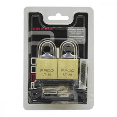 Imagem de Cadeado Pado Seguranca Igual C/2 Pc 30Mm, 90 dias