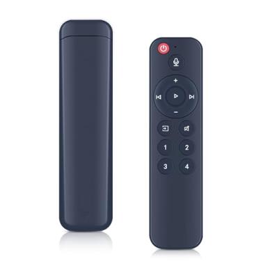 Imagem de WDZP Substituição de controle remoto de voz para WiiM Mini AirPlay 2 Pro Plus e Pro Audio Streamer, Push-to-Talk, 4 botões predefinidos de música