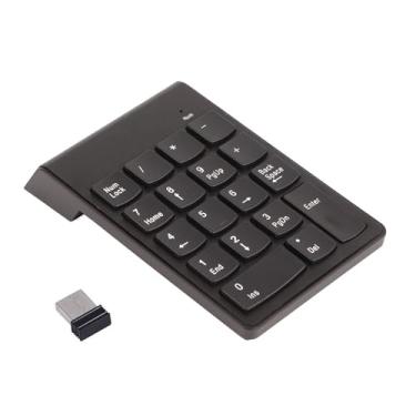 Imagem de Numpad Sem Fio Compacto 2.4g Com Modo de Suspensão Automática, Ideal para Entrada de Dados Numéricos, Teclado Numérico USB