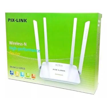 Imagem de Roteador Wireless-N LV-WR08, 300Mbps, 4 Antenas, Alta Performance, Branco