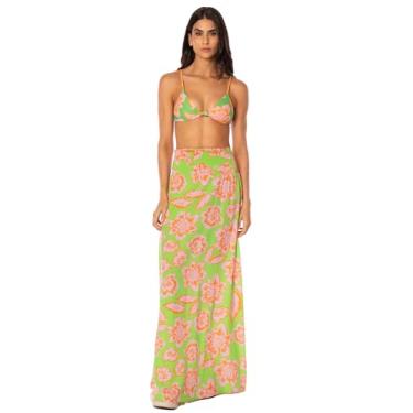 Imagem de Maaji Saia longa feminina, Verde aberto, PP