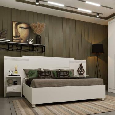 Imagem de Painel para Box Casal - Dacar-Neve - Tcil Móveis