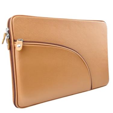 Imagem de Bolsa Pasta Porta Notebook Sintético Vayly com Alça de Mão e Proteção Interna Acolchoada. (Rose Gold)