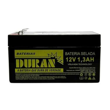 Imagem de Bateria Duran 1,3AH 12V Relógio Ponto, Alarme, Balança Digital.