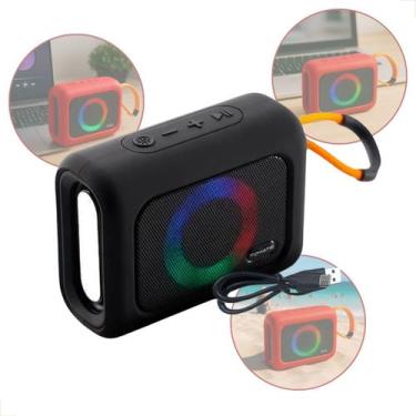 Imagem de Caixa de Som Bluetooth Sem Fio Portátil Recarregável USB Tomate MTS100