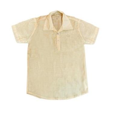 Imagem de Bata Infantil Ogochi Casual Slim Flame Amarelo 2/8-Masculino