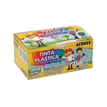 Imagem de Tinta Plástica 15ml - 6 Cores - Acrilex