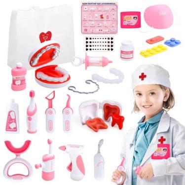 Imagem de Conjunto de brinquedos de dentista HOPANDOS para crianças de 3 a 8 ano
