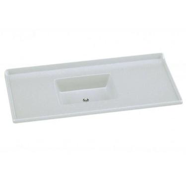 Imagem de Pia Sintética Standart De Granito Branco 120x55cm - 504307 - A.j.rorato