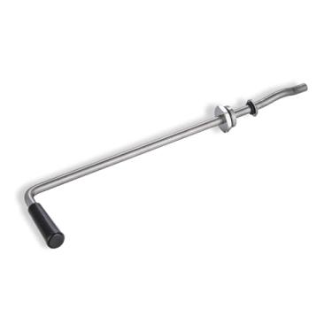 Imagem de Phivan Alça de drenagem torcida para pia comercial, conjunto de manípulo de válvula de resíduos de torção, alça de torção de aço inoxidável para drenos de 7 e 9 cm, controla a rolha de drenagem