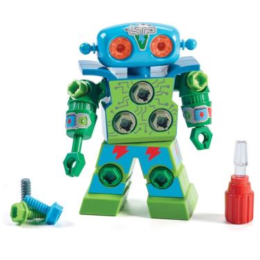 Imagem de Kit de Montagem de Robô Perfuração de Design da Educational Insights para Crianças, Conjunto de Brinquedos de Montagem de Robôs