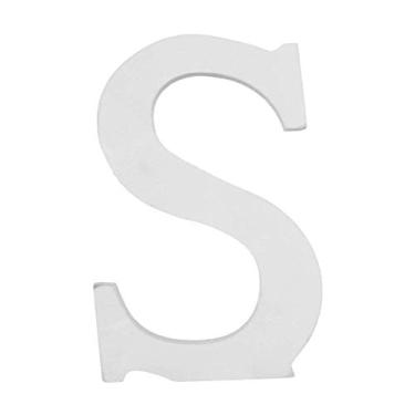 Imagem de Zhjvihx Decoração de Alfabeto de Letras de Madeira, Decoração de Alfabeto de 15cm de Altura, Acabamento Polido, Suspensão de Parede, Mdf Flexível para Festa de Casamento (8#36)