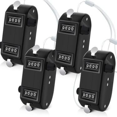 Imagem de Windspeed Balcão de beisebol de arremesso duplo, contador de arremesso preto para contador de arremesso de beisebol, contador de arremesso preto contador de árbitro para treinamento, tricô, pessoas