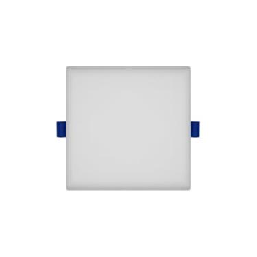 Imagem de Painel de Led Blumenau Frameless Quadrado Sobrepor/Embutir 17W Bivolt 3000k Branco Quente