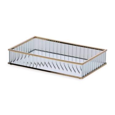 Imagem de BANDEJA EM VIDRO COM ESPELHO