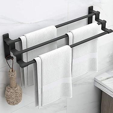 Imagem de Toalheiro, toalheiro de 3 níveis toalheiro de banheiro toalheiro de alumínio montado na parede toalheiro de cozinha toalheiro banheiro banheiro hotel escritório