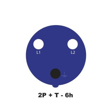 Imagem de Tomada De Sobrepor Industrial 2p T 63 A 220-250 Vca 6 H Tramontina