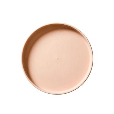 Imagem de Prato de Flores Pires de cerâmica para plantas, bandeja coletora de gotas para vasos de flores, varanda e sala de estar, palete redondo Vaso(Orange,Grande)