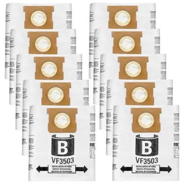 Imagem de Sacos de vácuo Zibopon VF3503 compatíveis com Ridgid 18.9-37.9L úmidos