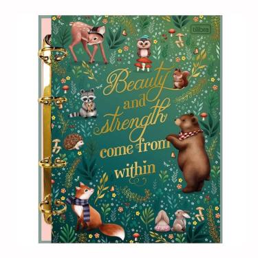 Imagem de Fichário colegial 4 argolas Loveland 351393 Tilibra