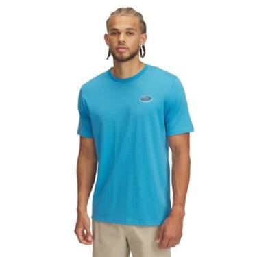 Imagem de Camiseta de Treino Under Armour Outdoor Map Masculina, Azul, G