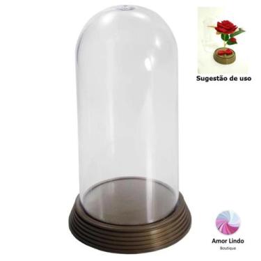 Imagem de Kit 12 cúpulas redomas acrílico 15 cm médias - Amor Lindo