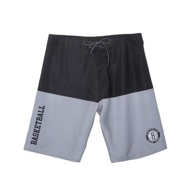 Imagem de Boardshort Sintético Masculino Sublimado Brooklyn Nets Preto N699A - NBA