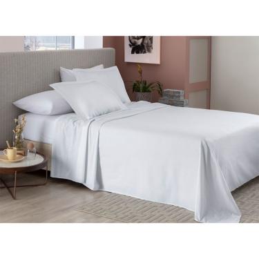 Imagem de Jogo de Cama Queen 4 Peças Essecial Neo Branco