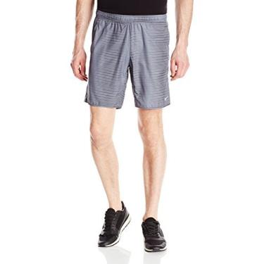 Imagem de Mizuno Short masculino Running Geo Print 21,6 cm, grande, preto
