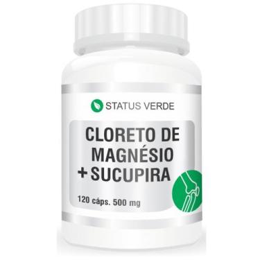 Imagem de Cloreto De Magnésio P.a Com Sucupira 120 Cáps de 500mg - Suplemento Na