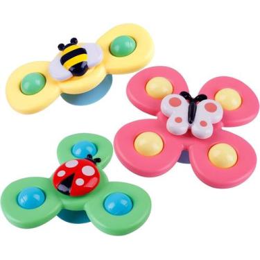 Imagem de Desenho de borboleta Spinner Toys B bangcool para bebês, 3 unidades